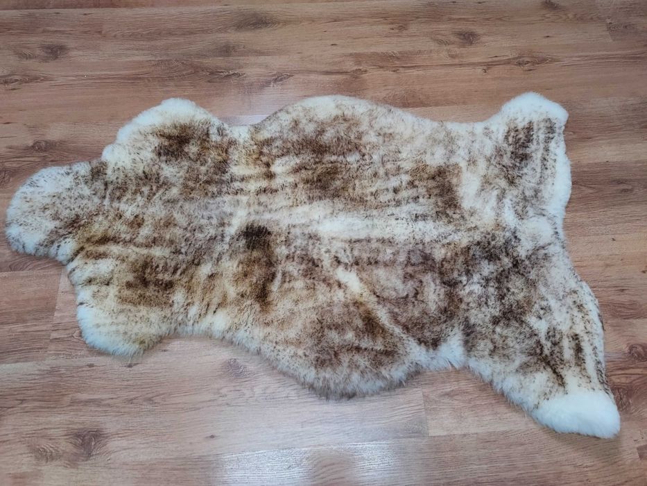 Skóra Owcza Krótki Włos Naturalne Futro Owcze XXL  Skóra Na Fotel