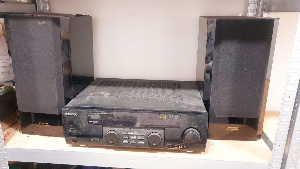 Wzmacmiacz amplituner Kenwood VR-407 + KOLUMNY Kenwood LS-E8 hi-fi audiofilski