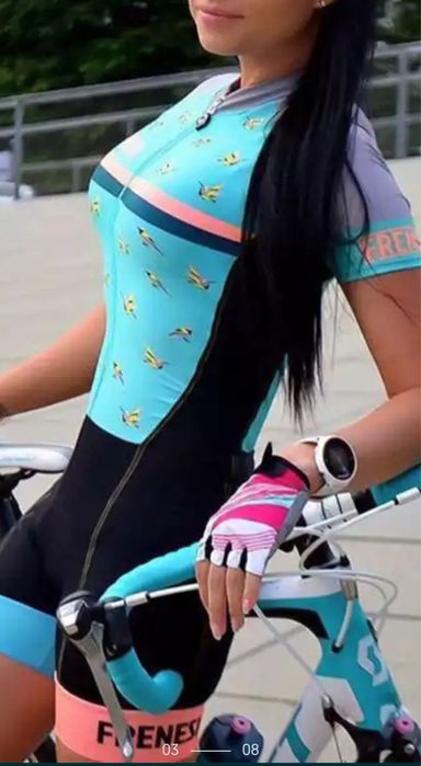 Strój rowerowy komplet kolarski