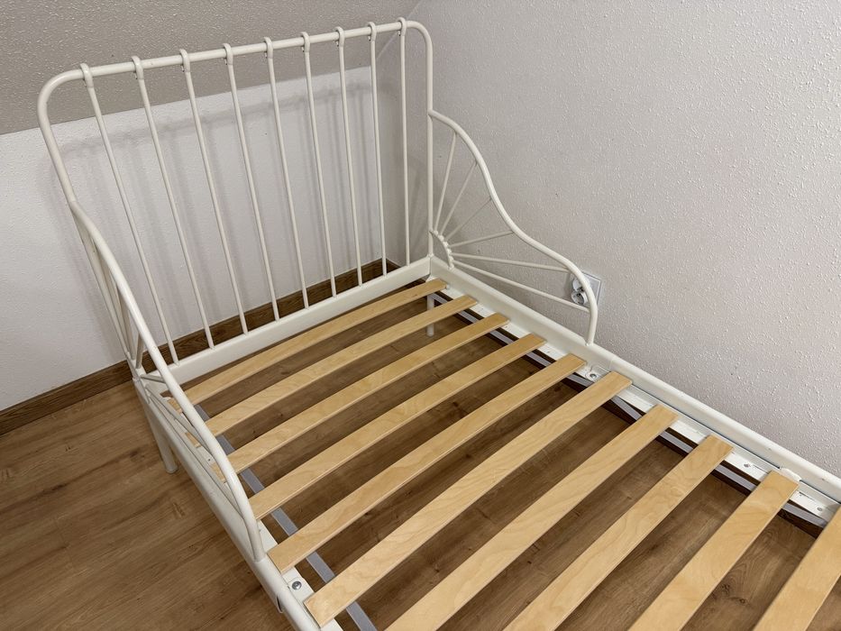 Łóżko MINNEN Ikea rozsuwana rama