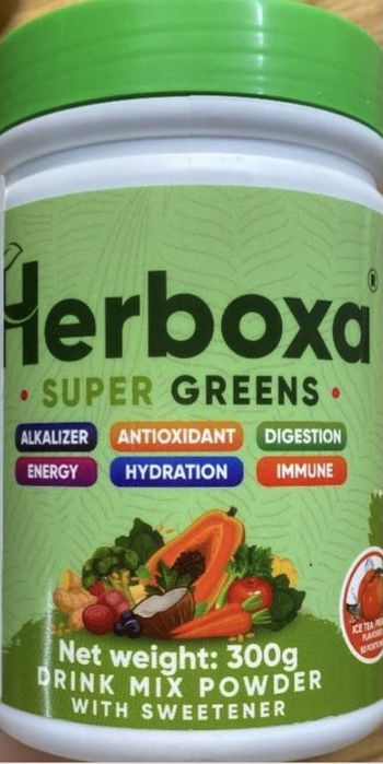 Pack Herboxa (Greens)+Shaker+ Espumador Elétrico+Garrafa Tupperware