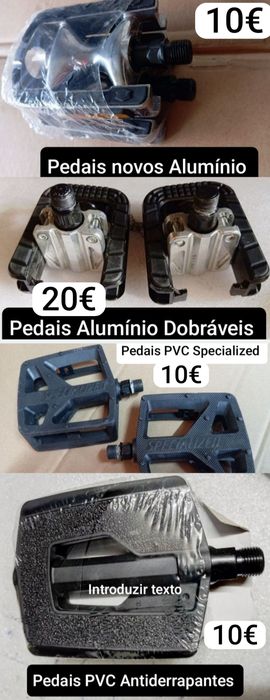 J-Bikes Pedais BTT e estrada look /Shimano /XT/Syncros/Specialized.