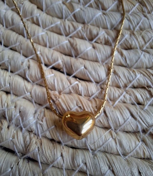 Celebrytka stal serduszko 1cm delikatna