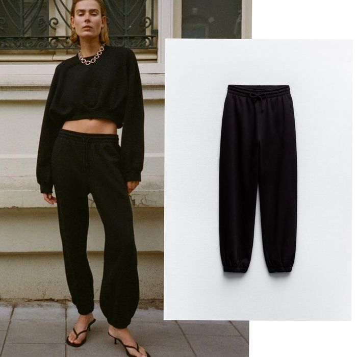 Чорні спортивні штани-джогери ZARA, р.XS-S