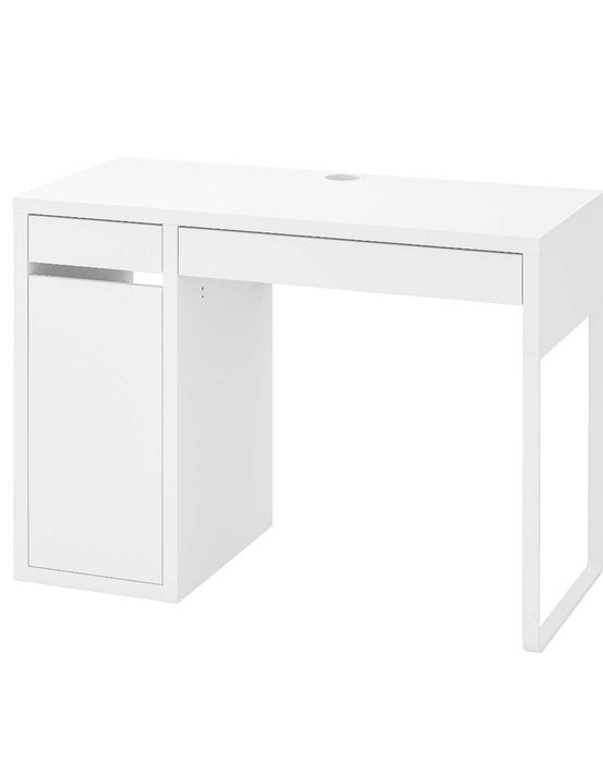 Biurko Micke i krzesło obrotowe IKEA