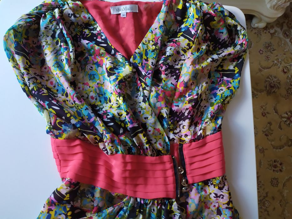 Жилетка Max Mara оригинал цветочный принт