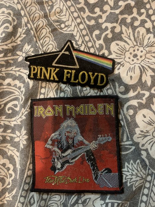 Insignia Patches Pink Floyd / Iron Maiden Embroidered Rock/Metal/Alternative