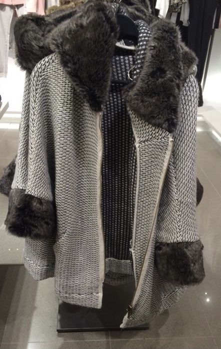 Casaco de lã oversize zara