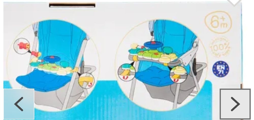 Zabawkowa kierownica do wózka Smyk