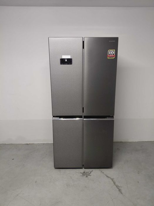 Nowa Lodówka Sharp SJ-NFA35IHXAE-EU Pełny No Frost 179cm; Ciemny Inox