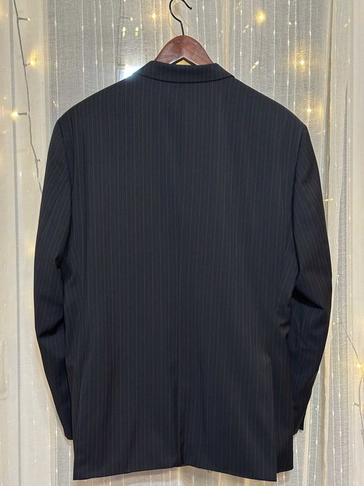 Elegancki garnitur męski w prążki Lantier (Vistula) 100% wełna (10)