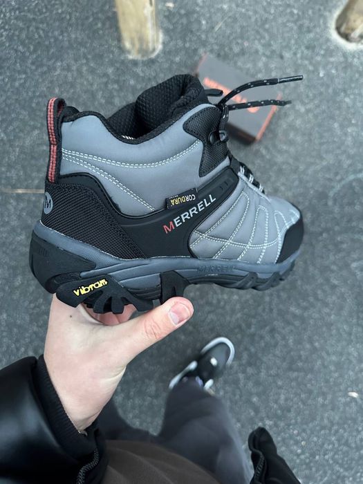 Зимові ТЕРМО кросівки MERREL MOC II сірі / є ОПТ