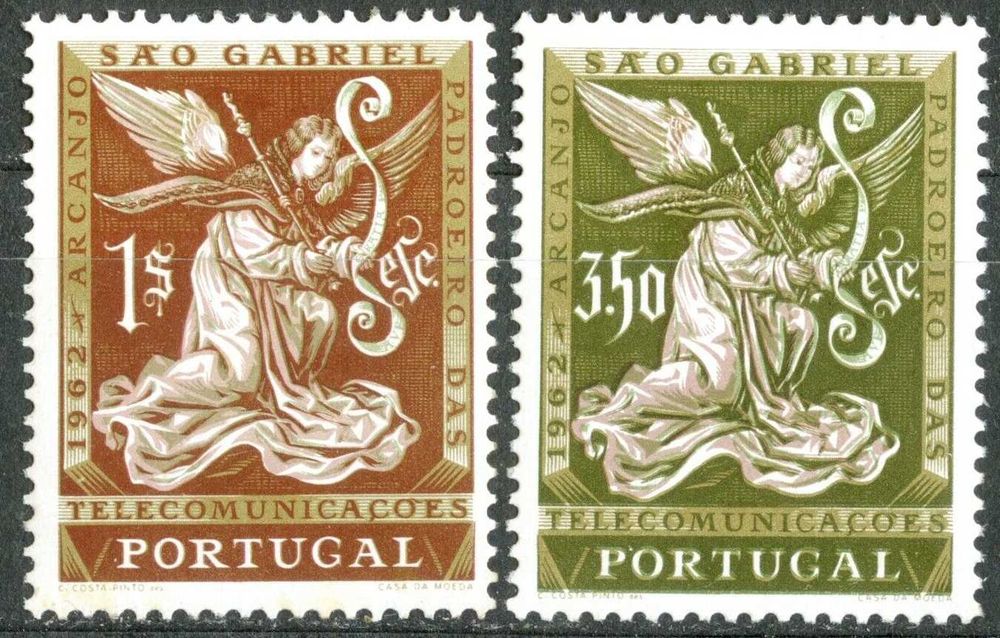 Selos Portugal 1962 - Série Completa Nova MNH Nº886-887