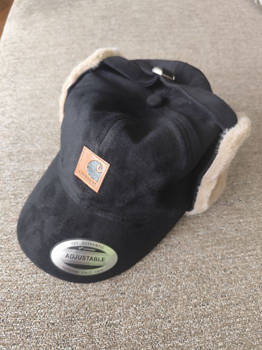 Czapka Carhartt czarna z nausznikami