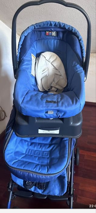 Trio pre Natal cadeirinha, alcofa chassi de carrinho