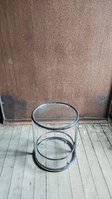 Stolik chrom | Bauhaus styl | MID-CENTURY vintage