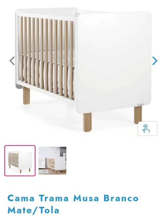 Cama de Bebé TRAMA + Colchão – 150€