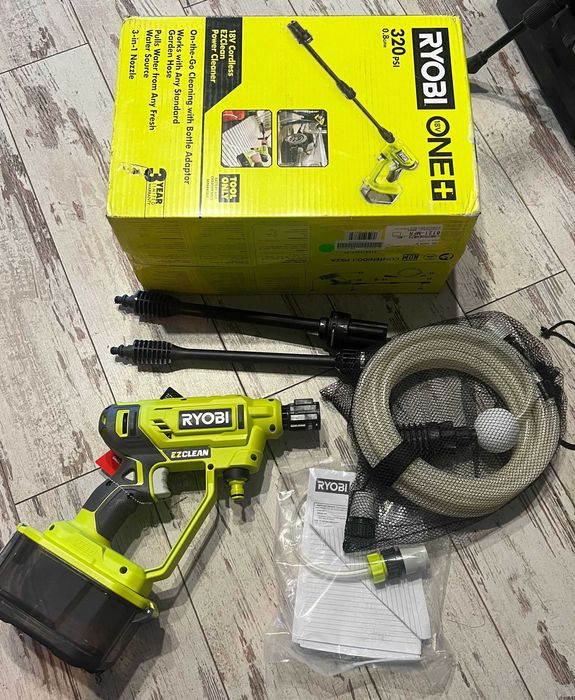 Мийка високого тиску Ryobi EzClean 18V One+ 22атм RY18PW22A-0 США