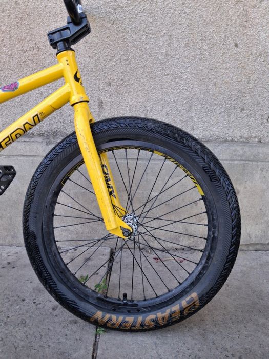 Велосипед BMX 20" Eastern Orbit 20,25" рама 2020, жовтий