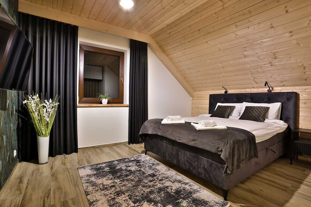 Domek z Jacuzzi, Sauną i Balią