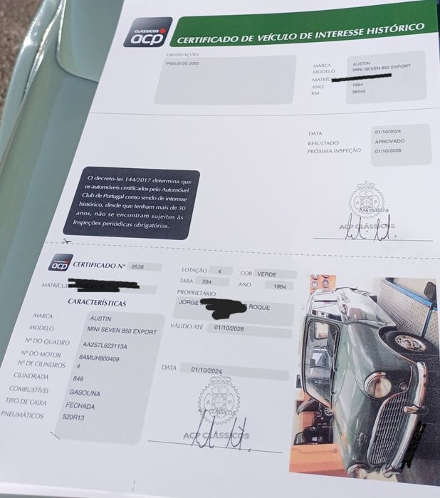 Austin Mini Seven 850