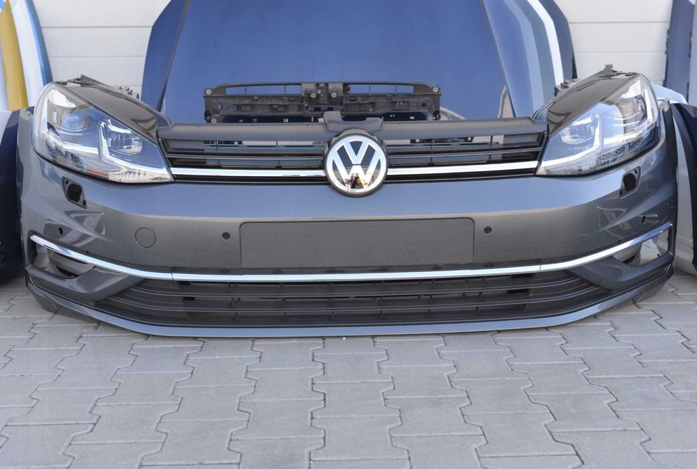 Шрот Volkswagen Golf 7 комплект фари стопи капот бампер крило разборка фольксваген гольф 7 ляда двері четверть багажник решітка