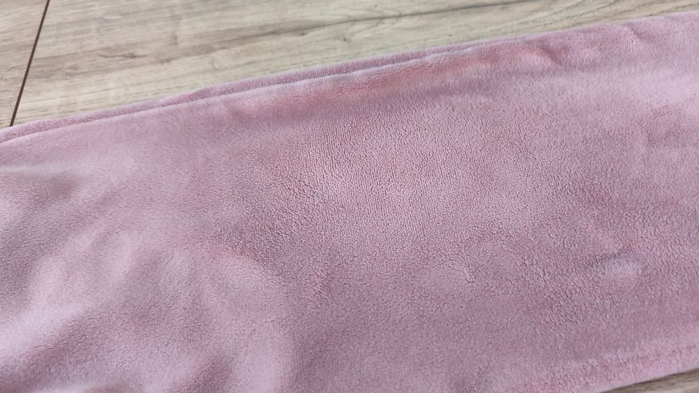 Spodnie welurowe dresowe brudny róż 116 Dream Dress pluszowe