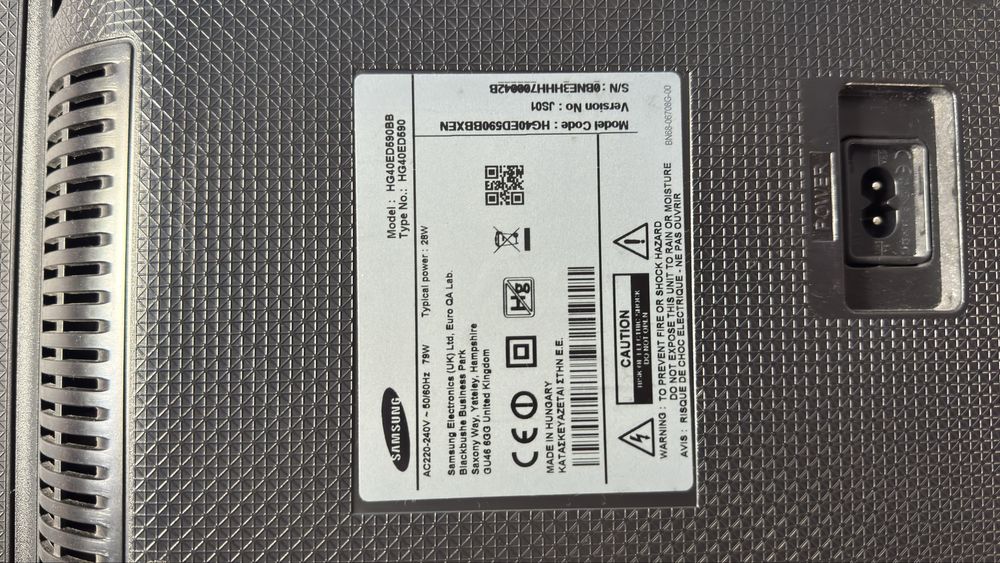 Tv samsung full hd 40”