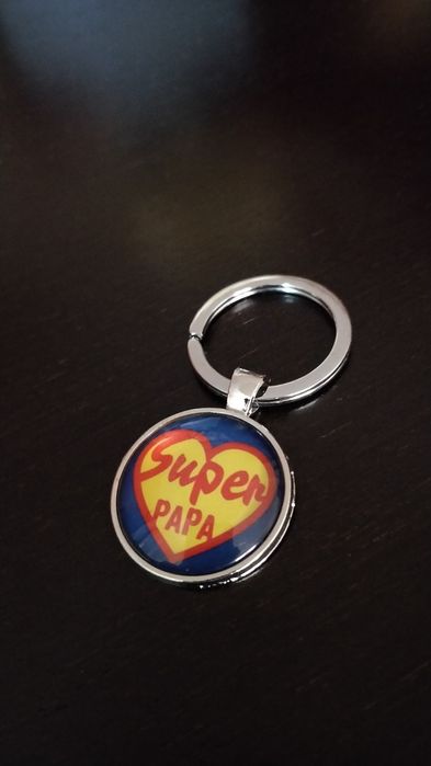 Porta-chaves Super Papá Pai Pais