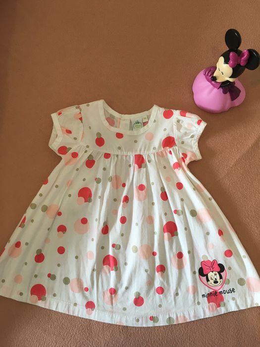 Vestido menina Minnie 9 meses