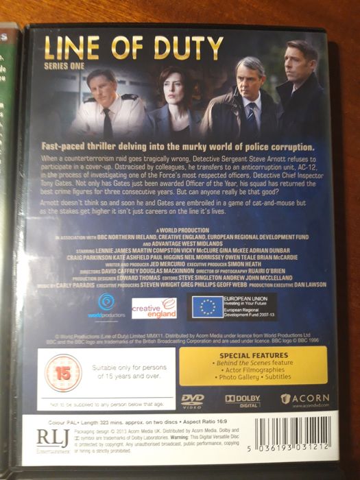 2 DVDs: Line of Duty/Shattered Glass