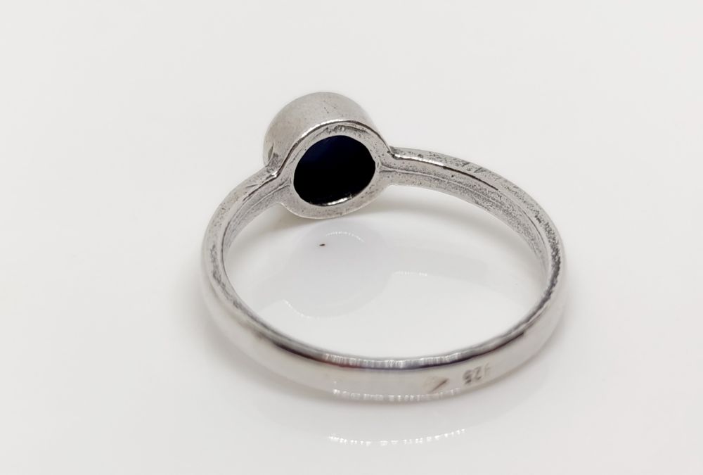 Pierścionek Srebro 925 rozm. 19 Lapis lazuli