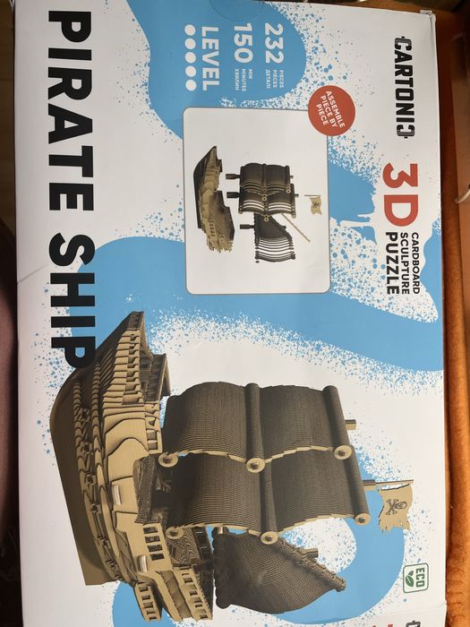 3D пазл піратський корабель