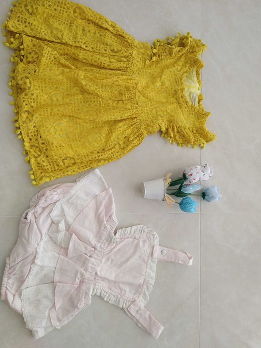 Calção / Fofo My Poppies 4 anos, oferta vestido amarelo