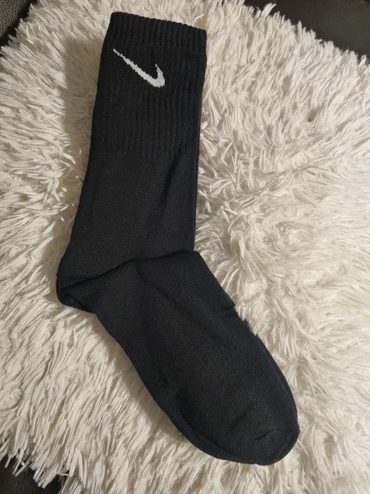 Nike 41 do 46 skarpety czarne długie 3 szt skarpetki męskie