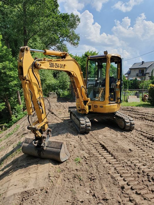 Minikoparka 3t usługi wynajem prace ziemne wywrotka transport trawnik