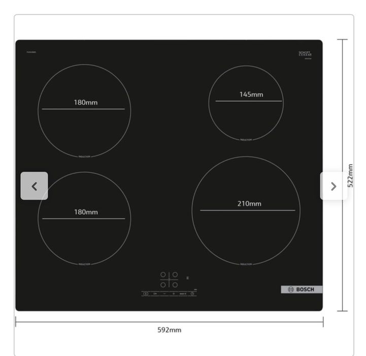 Placa de indução Bosch