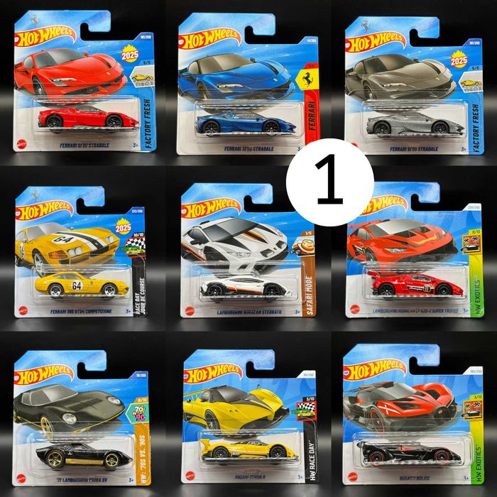Hot Wheels в ассортименте, цены снижены, подробнее в описании.