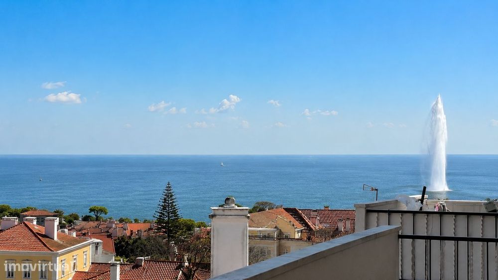 Apartamento T3, 111 m², Vista Mar, centro histórico de Paço de Arcos