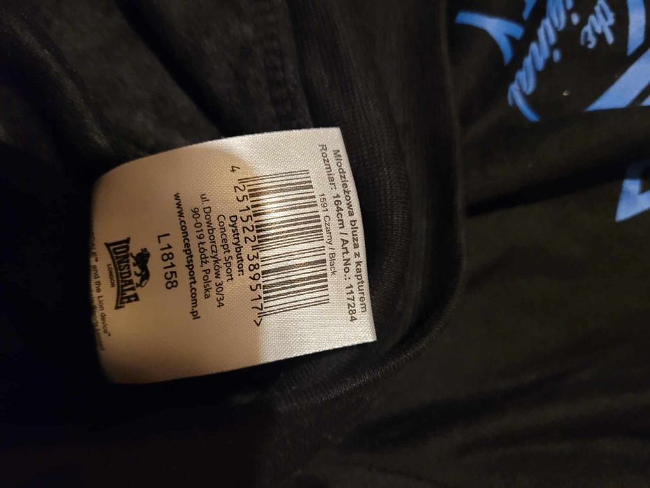 Chłopięca bluza Lonsdale r.164