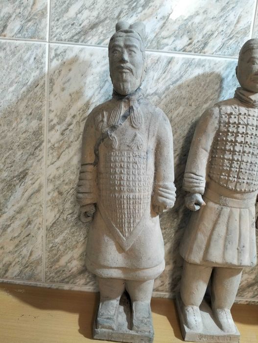 Lote 4 guerreiros terracota da china (Raros) (ver desconto no texto)