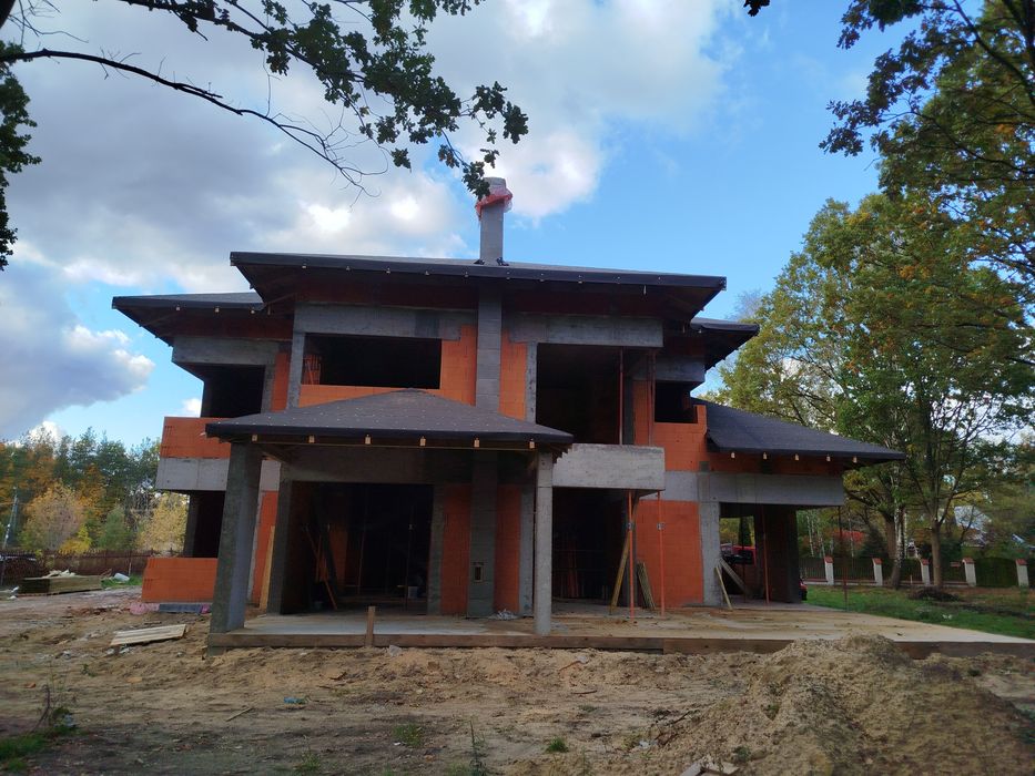 Budowa domów,  stany surowe , płyty fundamentowe