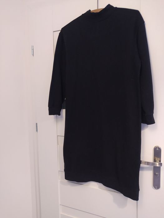 Sukienka na zimę Midi czarna Zara r. S