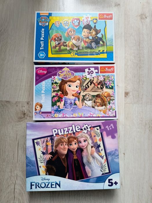 Zestaw puzzli. Stan idealny