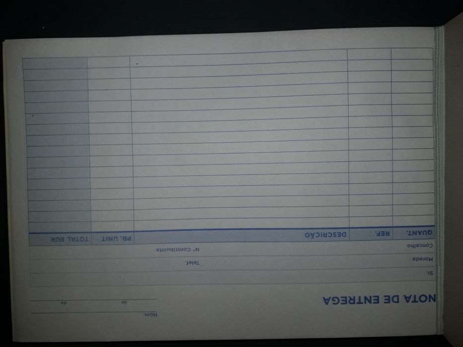 Livro de guias remessa