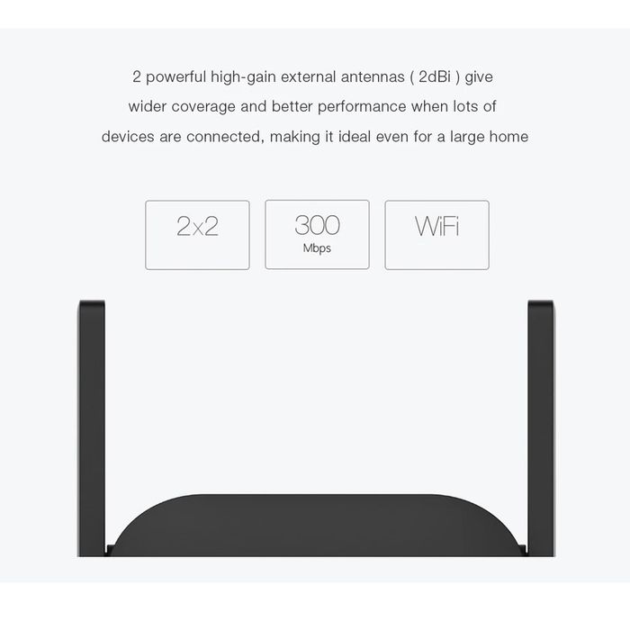 Підсилювач, ретранслятор Xiaomi Mi Wi-Fi Range Extender  Pro