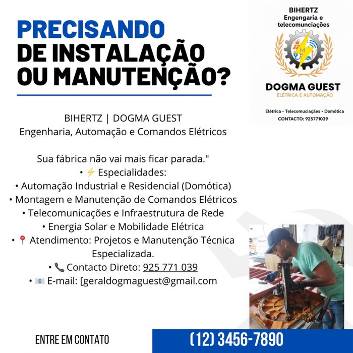 Elétricistas.Telecomunicaçoes e Outros