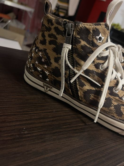 Кеди GUESS, леопардові кеди. Оригінал. 24см Взуття весна-осінь.