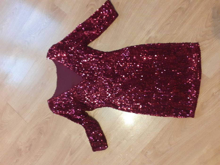 Sukienka cekiny 36 Booho