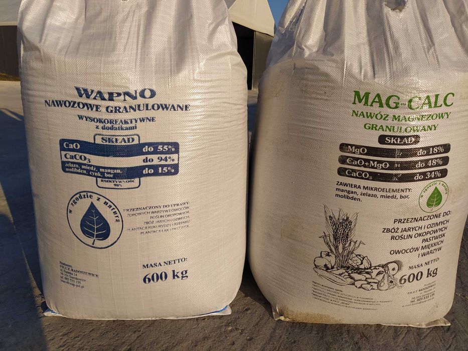 Wapno granulowane nawozowe